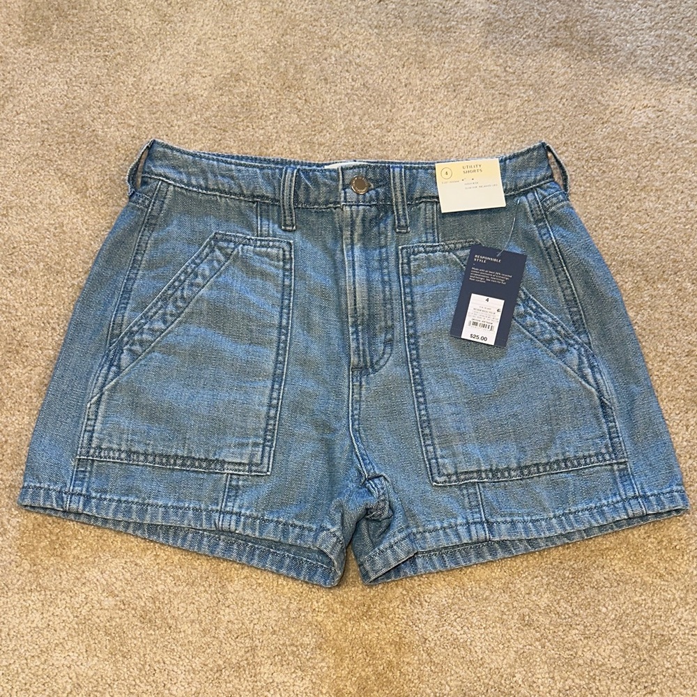 Denim Blue Women's Shorts